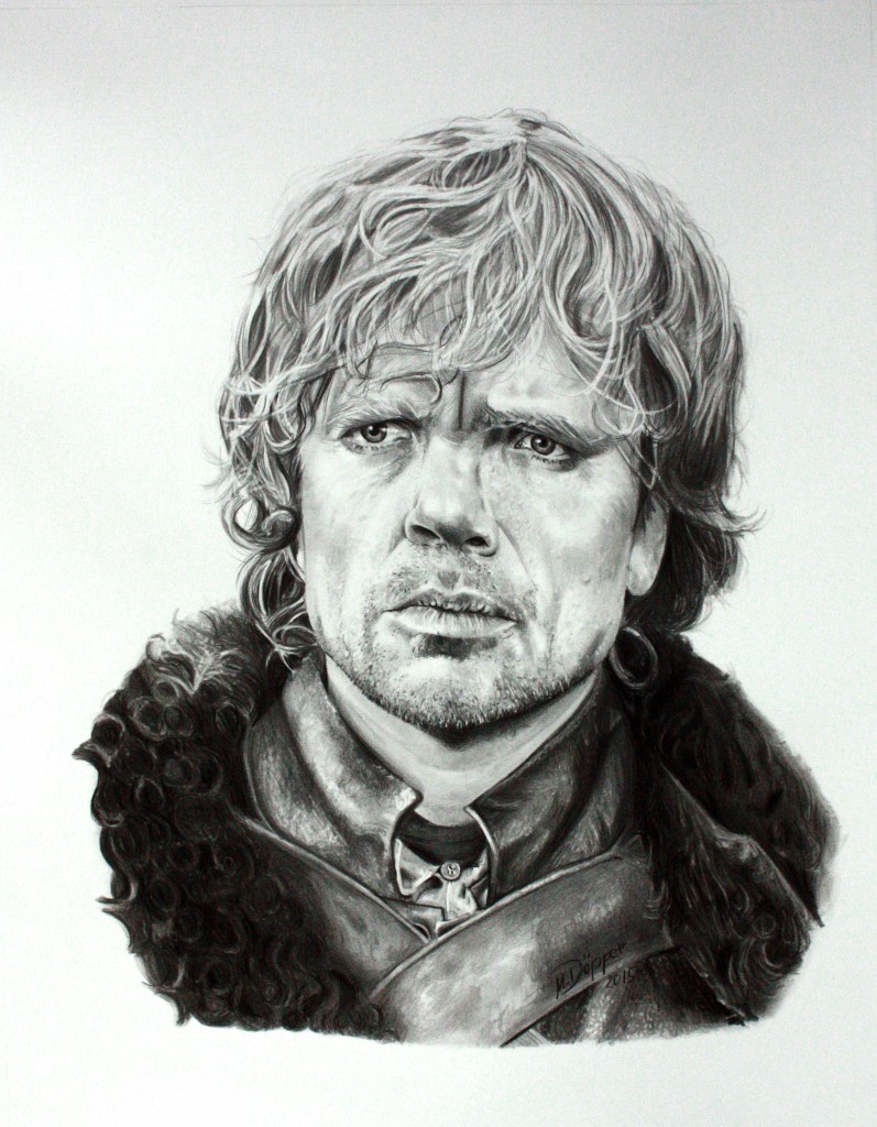 Tyrion Lennister, pencil and Polychromos